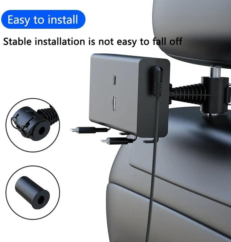 Multi Car Retractable Back Seat 5 in 1 Charger for Private Cars, Taxi and Rideshares